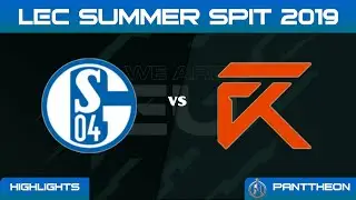 [S04 vs XL] Highlights LEC m&ugrave;a H&egrave; 2019 Schalke 04 vs Excel Esports