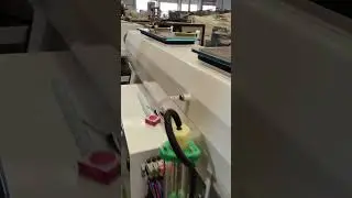 PE pipe production line test before delivery #plasticextruder