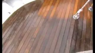 How to best clean a Teak Deck