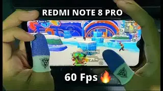 REDMI NOTE 8 PRO TEST PUBG IN 2025 | Smooth+Extreme 60Fps🔥Erangel Gameplay !!!