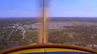Piper Cub approach to Benton Field Redding CA.AVI