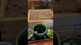 My favorite Soba restaurant in Osaka Japan | Zaru Soba, Tenpura don