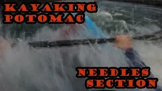 02. Learning to White Water Kayak-Kayaking the Potomac Needles-Harpers Ferry, WV. Class I&II Rapids