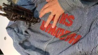 Mt.SHADOW HARDWARE SHOP　ワークウェアチェーン刺しゅう