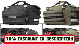 #Quick Release Motorcycle Saddle Bag with Removable Waterproof Inner Bag Universal Motorbike Side B