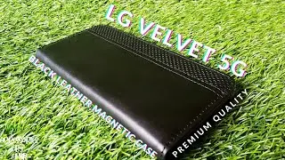 LG VELVET 5G Leather Case | Magnetic Flip Case For LG VELVET | ACCESSORIES By AMIR.