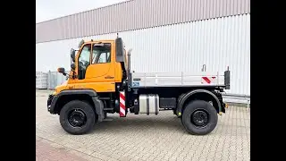 UNIMOG - U 400 405/12 4x4, Kipper, Kommunalhydraulik, VarioPilot, 3,6m Radstand