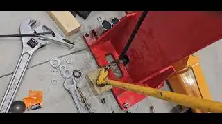 how to remove pin anchors from concrete for a two-post lift