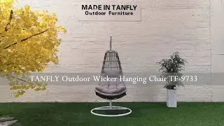 TANFLY Outdoor Wicker Hanging Chair TF 9733