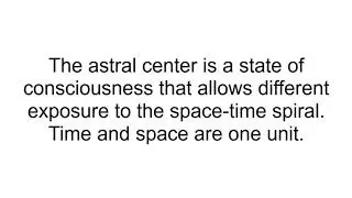 The process of consciousness development