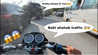Kitna traffic bahi sahab 😱😱 bobby bhaiya ki van dikhi😱🥰🥰