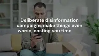 Entrepreneurs are victims of misinformation and disinformation as they serve their customers