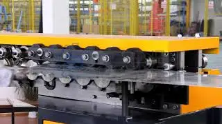 Hvac duct flange forming machine from BYFO Company