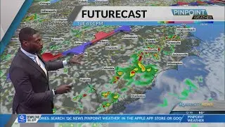 Tracking: Pop-up showers return mid-week in the Carolinas