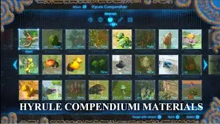 Zelda Botw: Hyrule Compendium (Normal Mode) - Materials slideshow