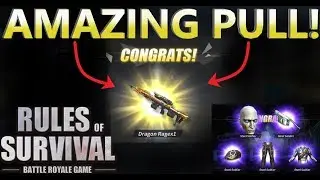 I Pulled The New LEGENDARY Dragon Rage Skin For 10 Diamonds!!(First Pull) - Rules Of Survival Update