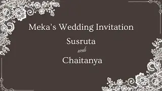 SUSRUTA WEDS CHAITANYA,   AT VIZAG  CONVENTION, MADHURAWADA. ON FRIDAY 9-05-25. AT 7.23PM.