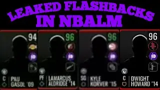 4 *LEAKED* FLASHBACKS PLAYERS IN NBA LIVE MOBILE