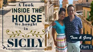 Inside the house we bought in Sicily after seeing the 1 Euro Houses -  a private sale home in Italy
