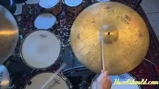 Adam Nussbaum SIGNED Zildjian K CONSTANTINOPLE RENAISSANCE 22&rdquo; Ride 2622 g