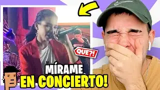 REACCI&Oacute;N a ANGIE FLORES CANTANDO 