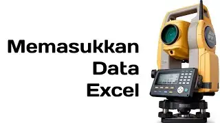 #topcones100 #topconGM100 #sokkiaim100 Cara Upload Data Excell ke TS Topcon ES100, Sokkia IM 100
