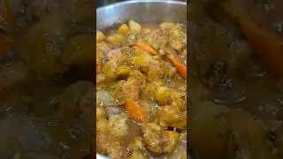 Сытное куриное рагу #приготовление