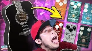 GUITARRA ACÚSTICA CON EFECTOS DE ELÉCTRICA | Eddie Warboy