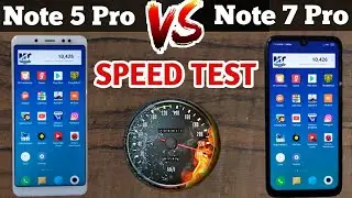 Redmi Note 5 Pro Vs Redmi Note 7 Pro Speed Test|| 6Gb Ram Vs 4Gb Ram