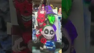 #airbrush art #foam art #createx paints #etac paints #omni 3000 airbrush #iwata eclipse # NB xmas