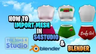 HOW TO: IMPORT/EDIT IN S4STUDIO & BLENDER