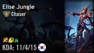 Elise Jungle vs Kindred - Chaser - KR Challenger Path 6.4