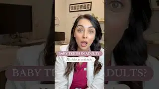 Молочные зубы у взрослых!? Моя реакция #детскиезубы #стоматология