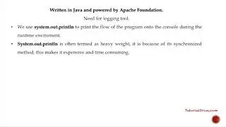 Apache Log4J Logging Framework Tutorial for Beginners - learn Apache Log4j
