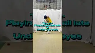 Play late like a pro! Stay side-on, watch it in, soft hands 🏏 #CricketTips #Batting #cricketpoint