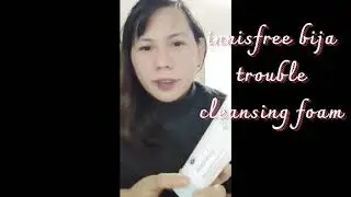 Bija Trouble Cleansing Foam| Innisfree | First time to use the product