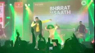 H Dhami rocking the stage  at Bharat Ke Saath Event
