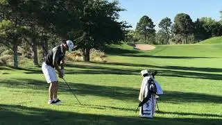 Justin Kim unlv golf mid iron approach par4 h7 UNM Tucker 9/28/18