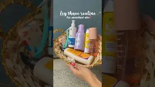 LEGS SHAVING ROUTINE 🪒 for smoothest skin🤌🏻💗#shavingroutine #youtubeshorts #smoothskin