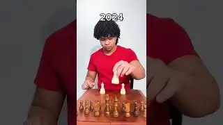 Chess then vs Now chess set #chess #chesslifestyle