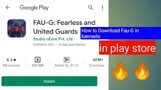 How to download Faug beta version ||Fau-G register on Android || #androidkannada