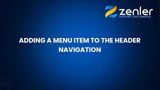 👉 Site - Pages - Adding a Menu Item to the Header Navigation