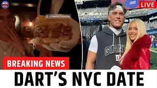 Jaxson Dart Spotted! Giants QB&rsquo;s Romantic NYC Date🔴 LIVE BREAKING NEWS