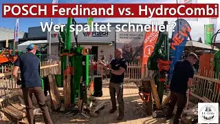POSCH Ferdinand vs. Hydro-Combi | Wer spaltet schneller? Holzspalter Duell | ForstLive 2025 #posch