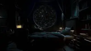 Starlit Dreams | A Tranquil Escape to the Cosmos | Starship Sleeping Quarters