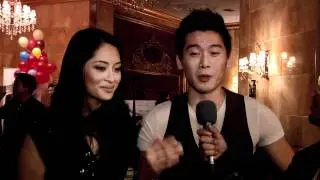 Reel Asian IFF '11 - Opening Night Gala Party - Hubert & Sara (Cast of TV Pilot Millions)