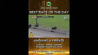 BEST RACE OF THE DAY - ANDIAMO A FIRENZE JOCKEY J T ZARATE #horseracing #metroturf #horse #jockey