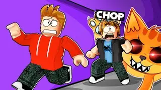 ROBLOX CHOP AND FROSTY ESCAPE BLEH CAT OBBY CHALLENGE