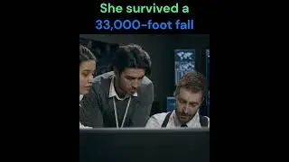 She survived a 33,000-foot fall without a parachute. (Vesna Vulovic story) #shorts