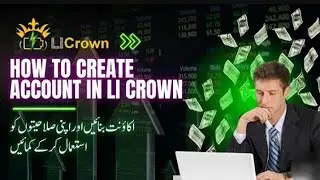 Licrown ka account banana ka tarika | How to create licrown account / For link see description 